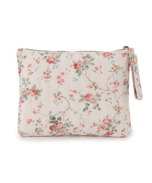 LAURA ASHLEY(ローラアシュレイ)の「マウントニー ガーデン柄 マイバッグ(エコバッグ/サブバッグ・レディース・ピンク系5/アイボリー系・00)」の6枚目の写真