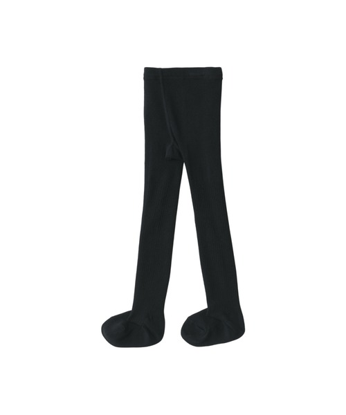 セール】足なり直角 かかとに合う リブ編みタイツ（キッズ）（タイツ