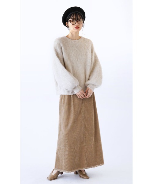 メランジモヘア ニットプルオーバー(ニット/セーター)|apartment department(アパートメントデパートメント) メランジモヘア ニットプルオーバー(ニット/セーター)|apartment department(アパートメントデパートメント)