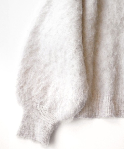 メランジモヘア ニットプルオーバー(ニット/セーター)|apartment department(アパートメントデパートメント) メランジモヘア ニットプルオーバー(ニット/セーター)|apartment department(アパートメントデパートメント)