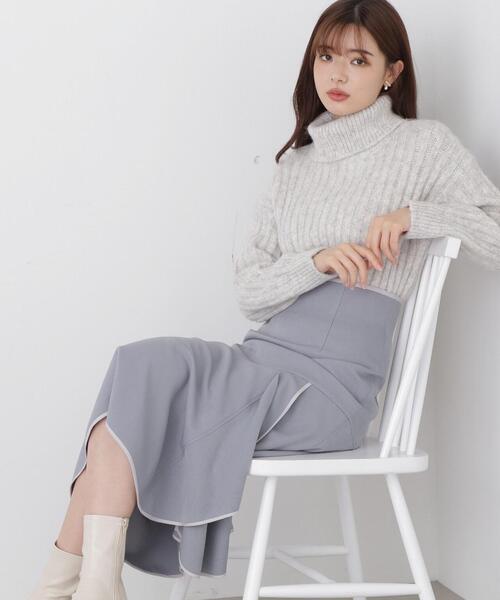 PROPORTION BODY DRESSING（プロポーションボディドレッシング）の「タートルリブニット / 1214170005（ニット/セーター・レディース・グレー/ホワイト系その他・FREE）」の11枚目の写真