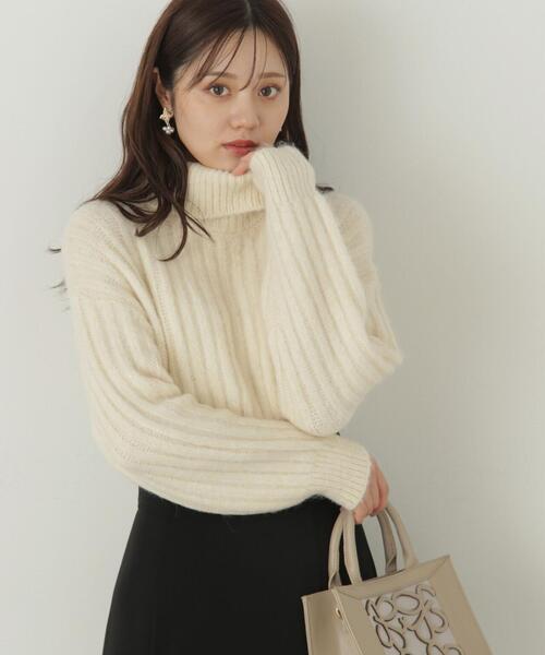 PROPORTION BODY DRESSING（プロポーションボディドレッシング）の「タートルリブニット / 1214170005（ニット/セーター・レディース・グレー/ホワイト系その他・FREE）」の16枚目の写真