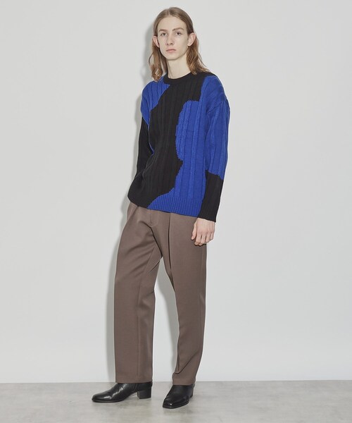 tk.TAKEO KIKUCHI（ティーケータケオキクチ）の「◆ニジミニットプルオーバー（ニット/セーター・メンズ・ブルー系4/グレー系4・02/03）」の15枚目の写真