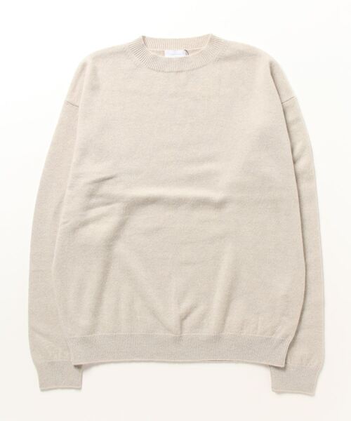 UNDECORATED（アンデコレイテッド）の「UNDECORATED Cashmere Knit Sweater（ニット/セーター・メンズ・ダークグレー/ライトブラウン/ベージュ・2）」の8枚目の写真