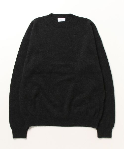 UNDECORATED（アンデコレイテッド）の「UNDECORATED Cashmere Knit Sweater（ニット/セーター・メンズ・ダークグレー/ライトブラウン/ベージュ・2）」の9枚目の写真