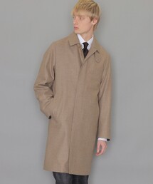 【DUNFORD】【Loro Piana Fabric】ウールツイルステンカラーコート