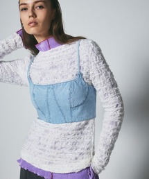 AULA（アウラ）の「【AULA】トリムスイッチビスチェ（ベスト）」