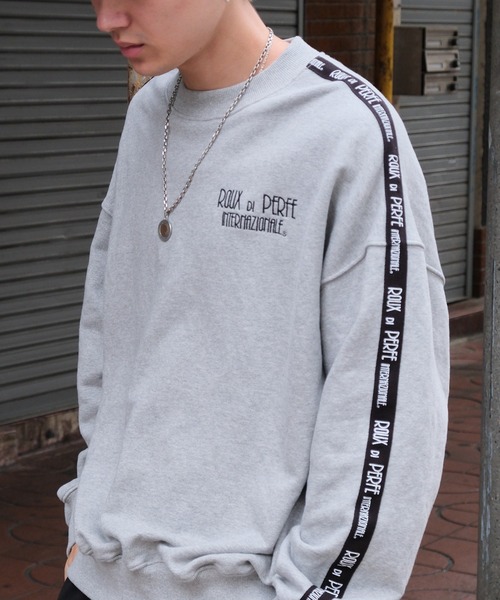 ROUXDI PERFE ルゥディパフィー]袖ロゴトレーナー（スウェット）｜Felt