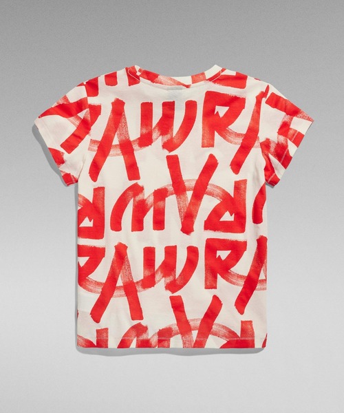 G-STAR(ジースター)の「CALLIGRAPHY ALLOVER TOP/総柄グラフィックT(Tシャツ/カットソー・レディース・ブラック系その他/ホワイト系その他・SMALL/MEDIUM/X-SMALL)」の12枚目の写真