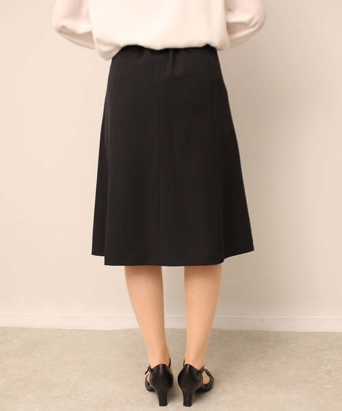 fleur by mint breeze（フルールバイミントブリーズ）の「【L～5L 大きいサイズ】【セットアップ・ウォッシャブル】　Aライン スカート（スーツスカート・レディース・ネイビー/ブラック・5L/4L/3L/LL/L）」の12枚目の写真