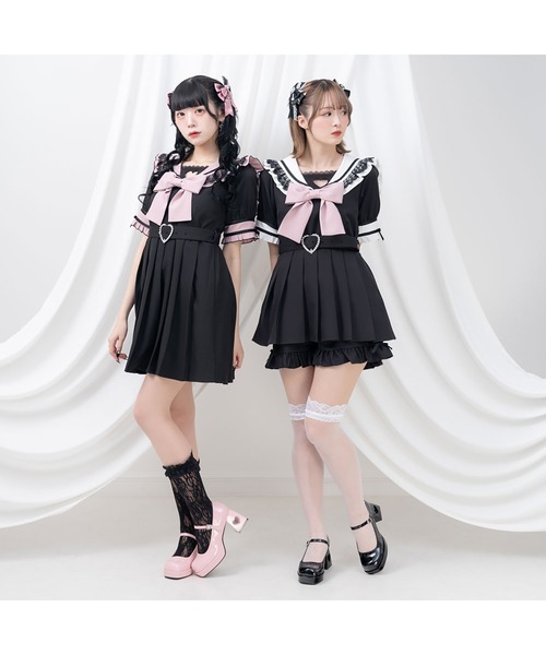 DearMyLove（ディアマイラブ）の「ハートヒールドールロリータパンプス（パンプス・レディース・ホワイト/ピンク/ブラック/レッド・23cm/24cm/25cm/25.5cm/23.5cm/24.5cm/22.5cm）」の6枚目の写真