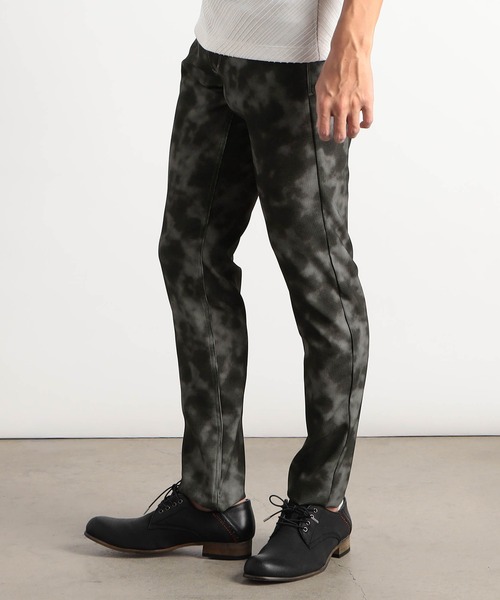 HIDEAWAYS NICOLE(ハイダウェイニコル)の「マイクロワッフルストレッチ ムラ柄パンツ(その他パンツ・メンズ・ネイビー/ライトグレー/チャコールグレー・SMALL/X-LARGE/LARGE/MEDIUM)」の2枚目の写真