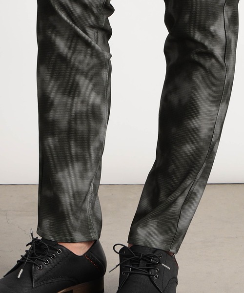 HIDEAWAYS NICOLE(ハイダウェイニコル)の「マイクロワッフルストレッチ ムラ柄パンツ(その他パンツ・メンズ・ネイビー/ライトグレー/チャコールグレー・SMALL/X-LARGE/LARGE/MEDIUM)」の7枚目の写真