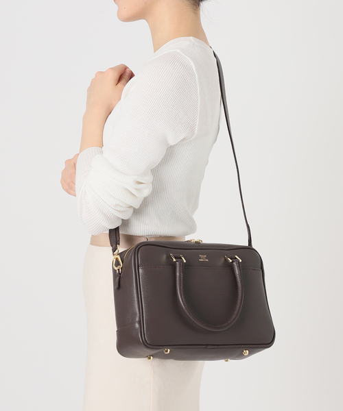新品 IENAイエナ Manuel MILANO マニュエルミラノ レザーバッグ Manuel MILANO/マニュエルミラノ】レザーバッグ（ハンドバッグ