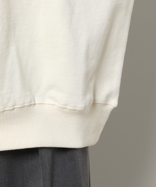 LOWBI（ロウビ）の「LOWBI／NEROプルオーバー（ウラケ）2102481（スウェット・レディース・アイボリー/グレー/ラベンダー・FREE）」の20枚目の写真