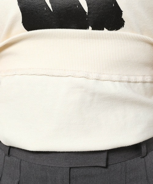 LOWBI（ロウビ）の「LOWBI／NEROプルオーバー（ウラケ）2102481（スウェット・レディース・アイボリー/グレー/ラベンダー・FREE）」の21枚目の写真