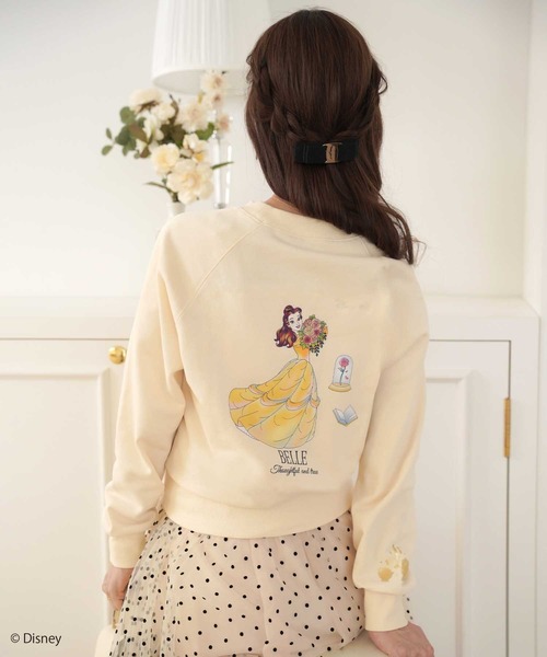 tシャツ ディズニー プリンセス/裏起毛 スウェット le reve vaniller レディース セール】ディズニー プリンセス/裏起毛 スウェット le reve