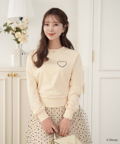 tシャツ ディズニー プリンセス/裏起毛 スウェット le reve vaniller レディース セール】ディズニー プリンセス/裏起毛 スウェット le reve