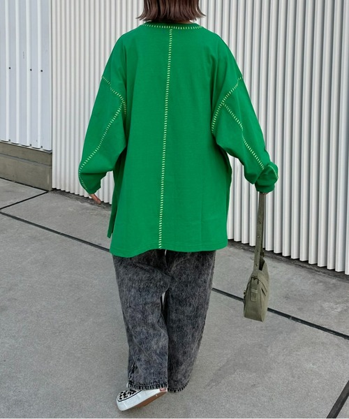 SOUNDSGOOOOD(サウンズグッド)の「【SOUNDS GOOOOD / サウンズグッド】フリンジデニムイージーパンツ(デニムパンツ・メンズ・ブラック/サックスブルー/ネイビー・ONE SIZE)」の9枚目の写真