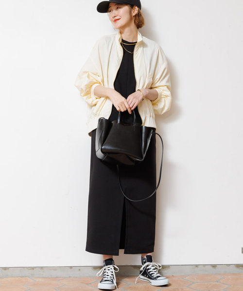 【セール】【一部店舗限定】2WAYダブルクロスジャンパースカート（ワンピース）｜Rouge vif（ルージュヴィフ）