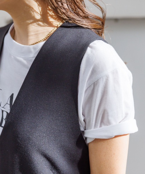 【セール】【一部店舗限定】2WAYダブルクロスジャンパースカート（ワンピース）｜Rouge vif（ルージュヴィフ）