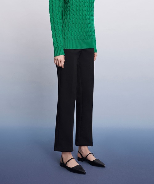 CHARLES & KEITH(チャールズ & キース)の「スリングバック メリージェーンフラット(パンプス・レディース・ブラック/オフホワイト・24.5cm/23.5cm/23cm/22.5cm/25cm)」の5枚目の写真