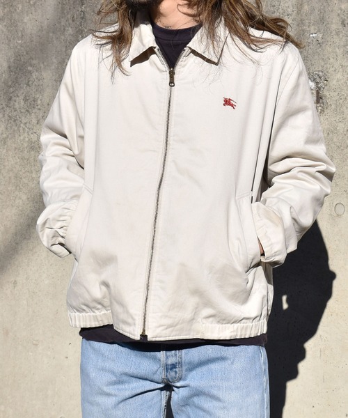 BURBERRY（バーバリー）の「【ヴィンテージ古着】BURBERRY LONDON /バーバリー ロゴ リバーシブルジャケット チェック柄 スイングトップ（ブルゾン・メンズ・ベージュ・SMALL）」の15枚目の写真