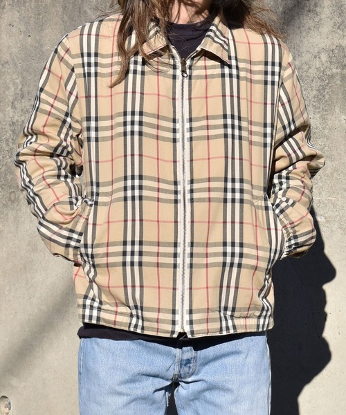 ヴィンテージ古着】BURBERRY LONDON /バーバリー ロゴ リバーシブル