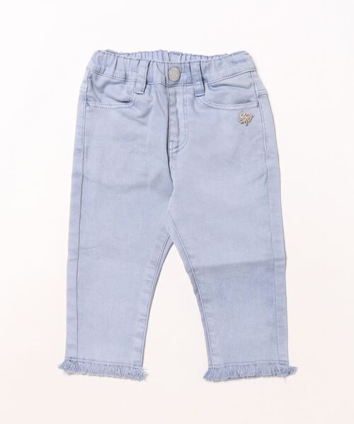 L.COPECK（エルコペック）の「カラーダイ7分丈パンツ（デニムパンツ・キッズ・ホワイト/ピンク/ラベンダー・90cm/100cm/110cm/120cm/130cm/140cm）」の20枚目の写真