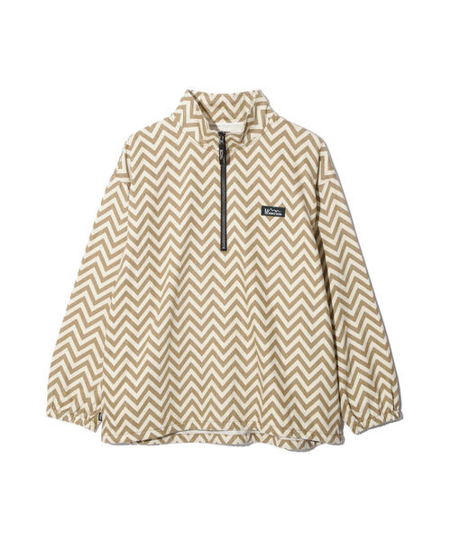 MANASTASH(マナスタッシュ)の「MANASTASH/マナスタッシュ/ZG CHILLIWACK PULLOVER/ジグザグチリワックプルオーバー(ブルゾン・メンズ・その他3/ブラック・L/XL/M/S)」の1枚目の写真