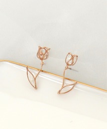 チューリップクリアピアス