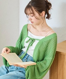WEGO/メッシュリボンボレロ