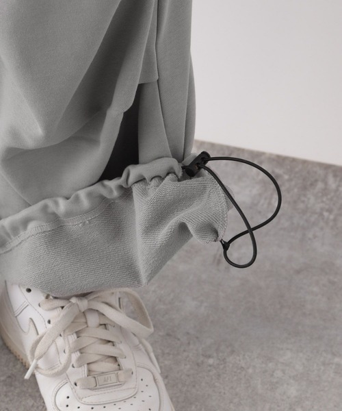 RAGEBLUE（レイジブルー）の「スウェットルーズカーゴパンツ（カーゴパンツ・レディース・ホワイト/グレー・FREE）」の13枚目の写真