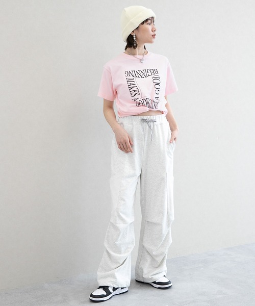 RAGEBLUE（レイジブルー）の「スウェットルーズカーゴパンツ（カーゴパンツ・レディース・ホワイト/グレー・FREE）」の22枚目の写真