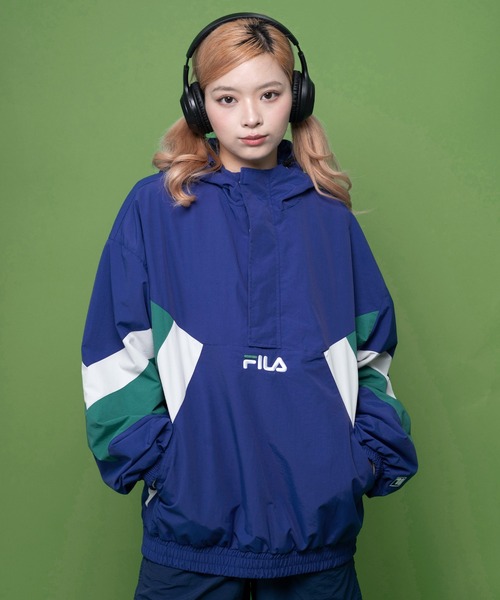 ★本日限定‪☆最終価格★新品♡FILA♡ナイロンアノラックパーカー FILA フィラ アノラック パーカー レディース ジャケット 軽量