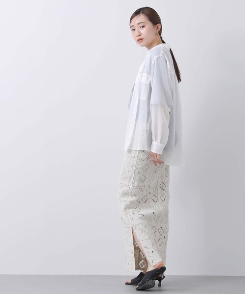 Torrazzo Donna（トラッゾドンナ）の「クロシェ編ニットタイト