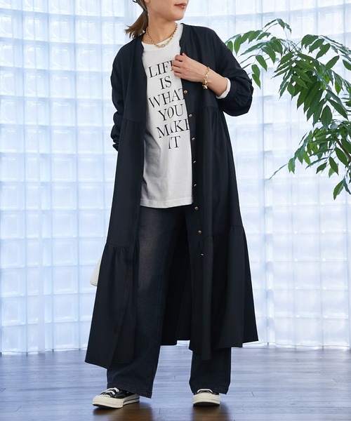 un dix cors（アンディコール）の「ティアードワンピース（ワンピース・レディース・ブラック/ブルー/オレンジ・FREE）」の19枚目の写真