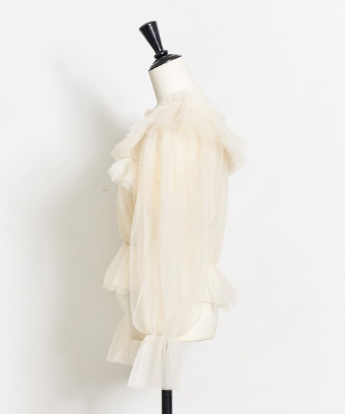 【セール】チュールトップス（シャツ/ブラウス）｜Noela（ノエラ）