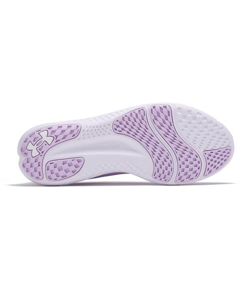 UNDER ARMOUR(アンダーアーマー)の「UAチャージド スピードスウィフト(ランニング/レディース)(スニーカー・レディース・ブラック×パープル・23.0cm/22.5cm/23.5cm/24.0cm/25.5cm/24.5cm/25.0cm)」の4枚目の写真