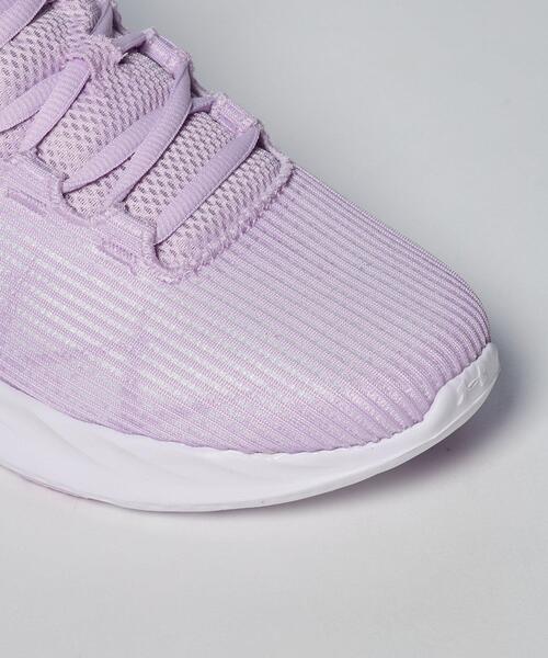 UNDER ARMOUR(アンダーアーマー)の「UAチャージド スピードスウィフト(ランニング/レディース)(スニーカー・レディース・ブラック×パープル・23.0cm/22.5cm/23.5cm/24.0cm/25.5cm/24.5cm/25.0cm)」の8枚目の写真