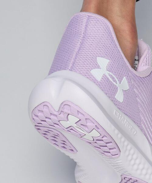 UNDER ARMOUR(アンダーアーマー)の「UAチャージド スピードスウィフト(ランニング/レディース)(スニーカー・レディース・ブラック×パープル・23.0cm/22.5cm/23.5cm/24.0cm/25.5cm/24.5cm/25.0cm)」の9枚目の写真