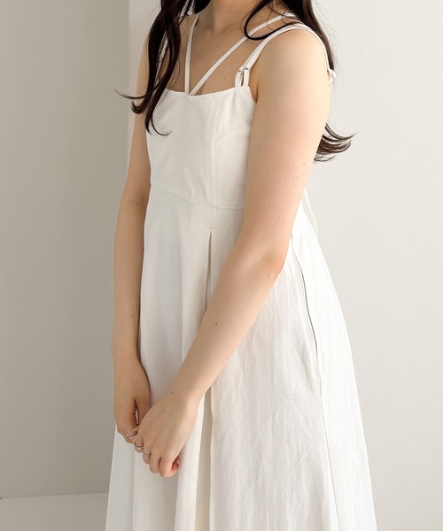 Heather(ヘザー)の「マルチWAYキャミワンピース 111628(ワンピース・レディース・オフホワイト/ブラック/ブラック系その他・FREE)」の14枚目の写真