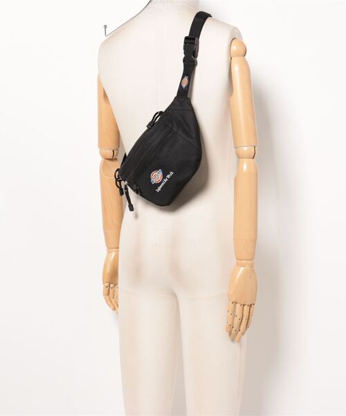 Dickies（ディッキーズ）の「【Dickies/ディッキーズ】メッシュウエストバッグ（ボディバッグ/ウエストポーチ・メンズ・ブラック・ONESIZE）」の5枚目の写真