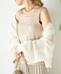 前後2WAYラメタンクトップ