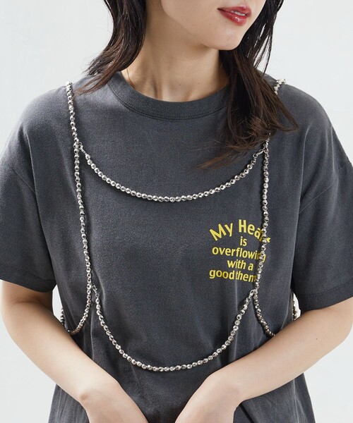 FREAK'S STORE（フリークスストア）の「限定展開　ビーズボール ハーネス（サスペンダー・レディース・ホワイト/シルバー・ﾌﾘ-）」の11枚目の写真