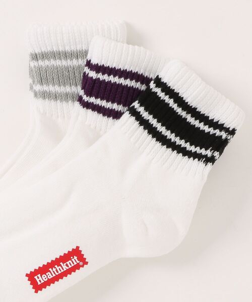 Healthknit(ヘルスニット)の「【Healthknit】3足セット ヘビーウェイトクウォーターソックス(ソックス/靴下・メンズ・ホワイト系1/ホワイト系2/グレー系2/ホワイト系3/ホワイト系5/その他4/その他1/その他2/その他3/ホワイト系4/グレー系1・FREE)」の15枚目の写真