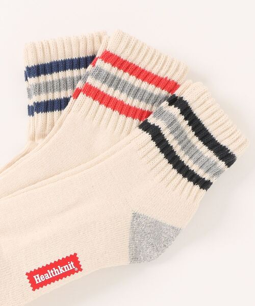 Healthknit(ヘルスニット)の「【Healthknit】3足セット ヘビーウェイトクウォーターソックス(ソックス/靴下・メンズ・ホワイト系1/ホワイト系2/グレー系2/ホワイト系3/ホワイト系5/その他4/その他1/その他2/その他3/ホワイト系4/グレー系1・FREE)」の17枚目の写真