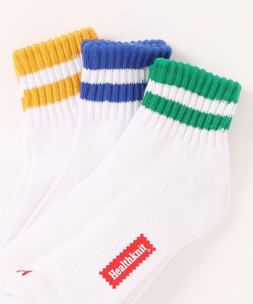Healthknit(ヘルスニット)の「【Healthknit】3足セット ヘビーウェイトクウォーターソックス(ソックス/靴下・メンズ・ホワイト系1/ホワイト系2/グレー系2/ホワイト系3/ホワイト系5/その他4/その他1/その他2/その他3/ホワイト系4/グレー系1・FREE)」の19枚目の写真