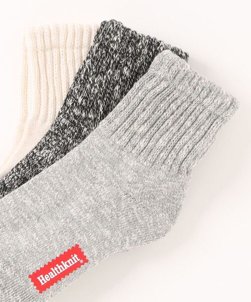 Healthknit(ヘルスニット)の「【Healthknit】3足セット ヘビーウェイトクウォーターソックス(ソックス/靴下・メンズ・ホワイト系1/ホワイト系2/グレー系2/ホワイト系3/ホワイト系5/その他4/その他1/その他2/その他3/ホワイト系4/グレー系1・FREE)」の21枚目の写真