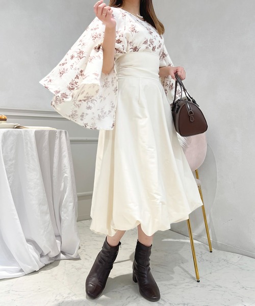 apres jour(アプレジュール)の「ハイウエストバルーンスカート【ZOZOTOWN限定アイテム】(スカート・レディース・アイボリー/ブラック/グレー・フリー/X-LARGE)」の8枚目の写真